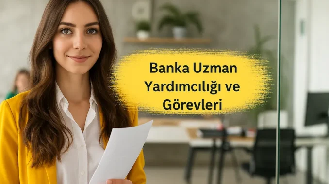 Banka Uzman Yardımcılığı ve Görevleri Banka Uzman Yardımcılığı ve Görevleri