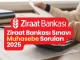 Ziraat Bankası Sınavı Muhasebe Soruları 2025