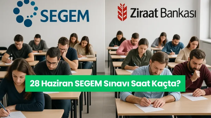 28 Haziran SEGEM Sınavı Saat Kaçta Başlayacak?