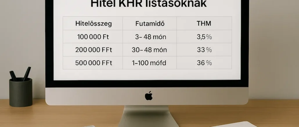 Hitel KHR listásoknak
