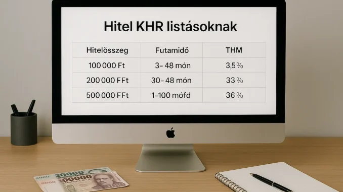 Hitel KHR listásoknak