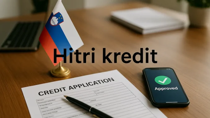 Hitri kredit – Zaprosite zdaj in prejmite denar še danes