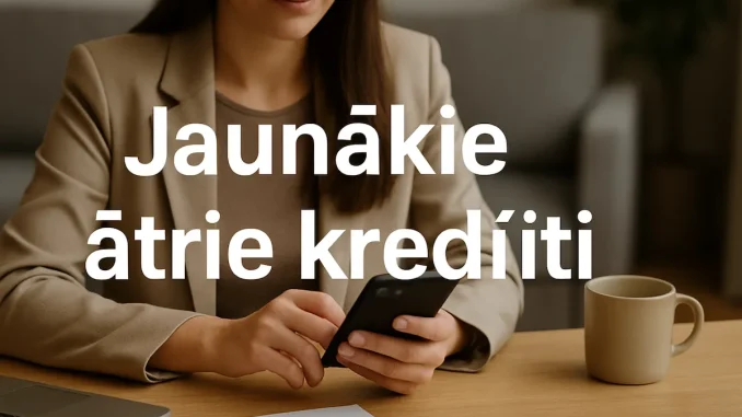Jaunākie ātrie kredīti