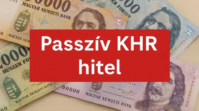 Passzív KHR hitel