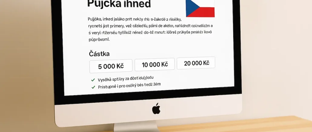 Půjčka ihned