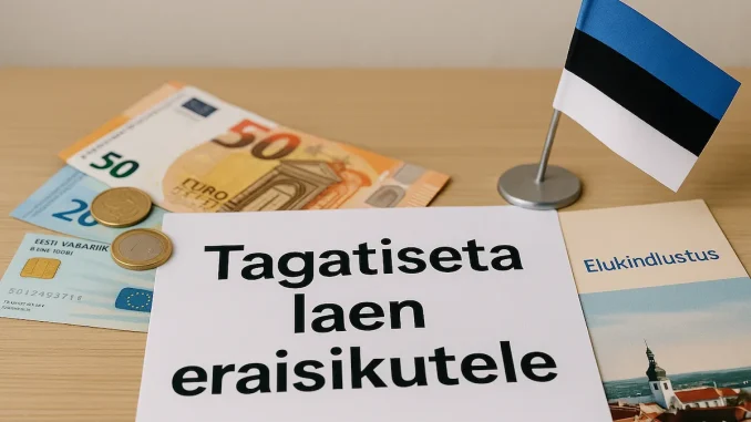 Tagatiseta laen eraisikutele