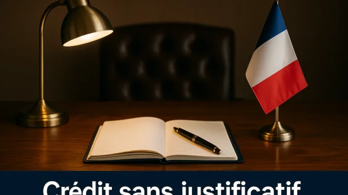 Crédit sans justificatif en 2025