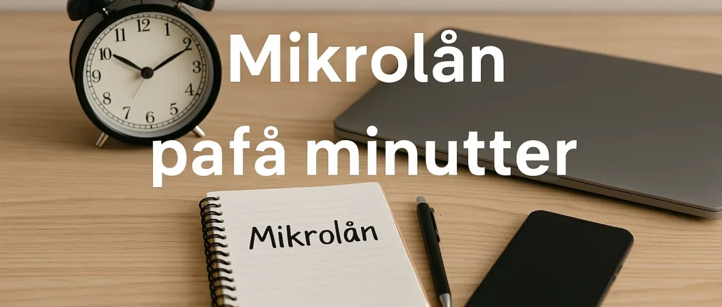Mikrolån på få minutter