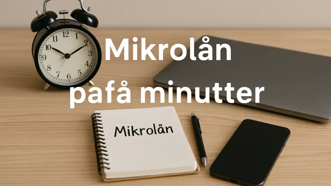 Mikrolån på få minutter