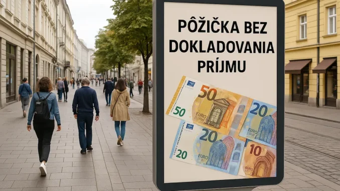 Pôžička bez dokladovania príjmu