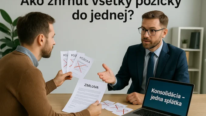 Ako zhrnúť všetky pôžičky do jednej?