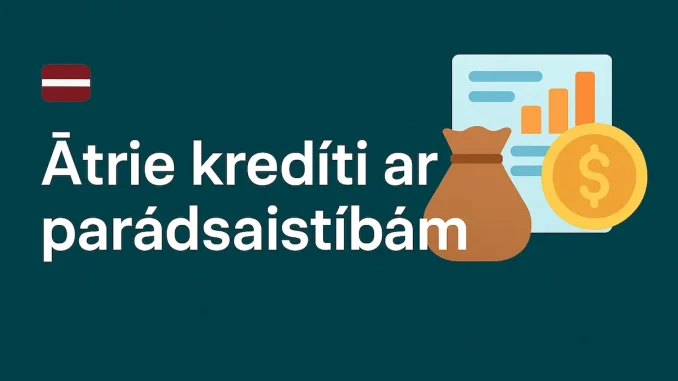 Ātrie kredīti ar parādsaistībām