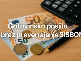 Gotovinsko posojilo brez preverjanja SISBON