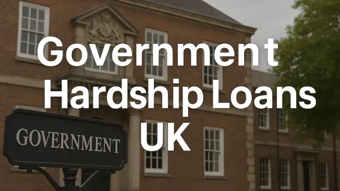 Government Hardship Loans UK