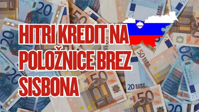 Hitri Kredit na Položnice Brez Sisbona