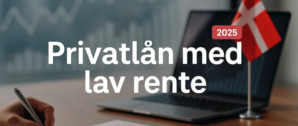 Privatlån med lav rente