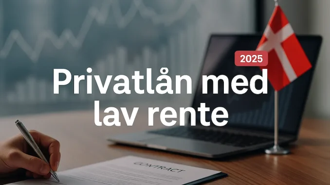 Privatlån med lav rente