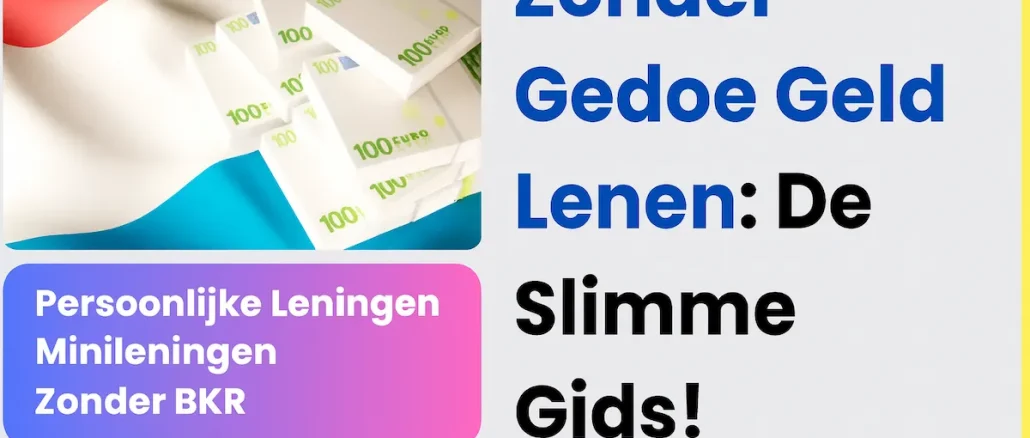 Zonder Gedoe Geld Lenen