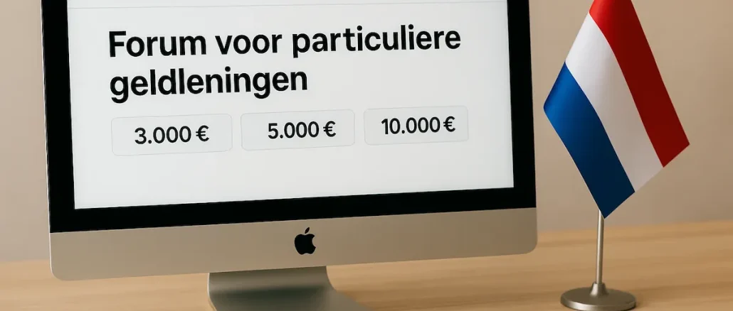 Forum voor particuliere geldleningen