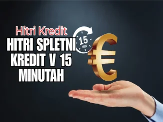 Hitri spletni kredit v 15 minutah