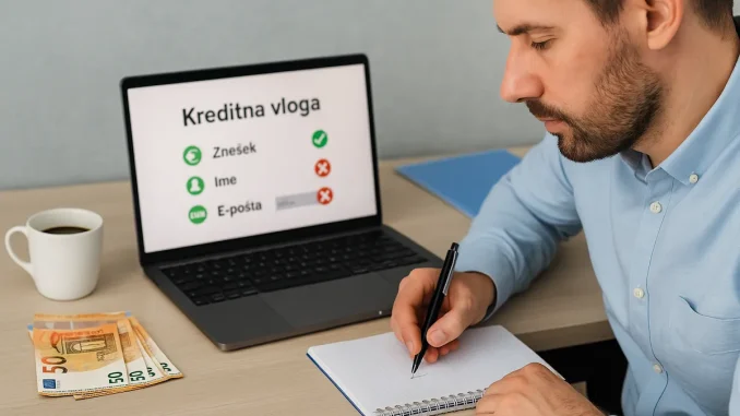 Najpogostejše napake pri prošnji za kredit brez dokumentacije
