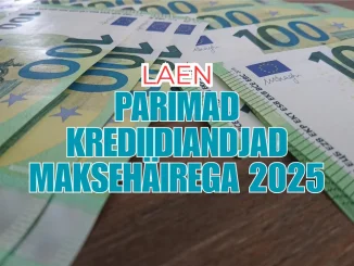 Parimad krediidiandjad maksehäirega