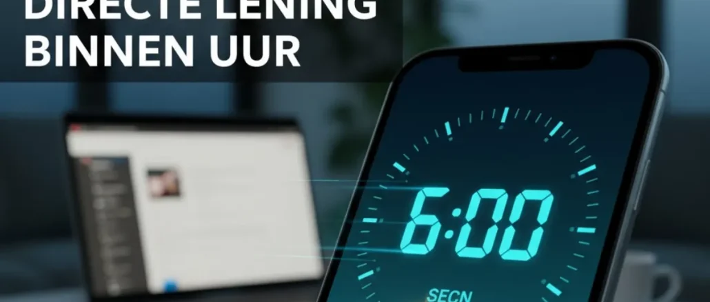 Directe Lening Binnen een Uur