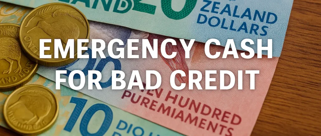 Emergency Cash Loans in New Zealand for Bad Credit