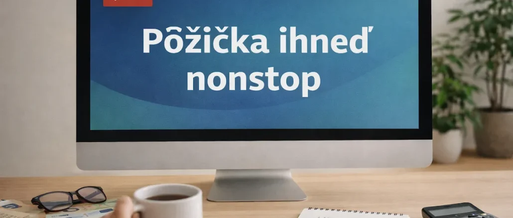 Pôžička ihneď nonstop
