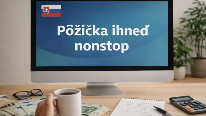 Pôžička ihneď nonstop