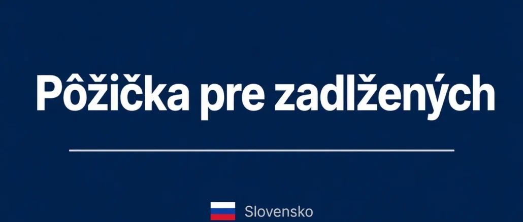 Pôžička pre zadlžených