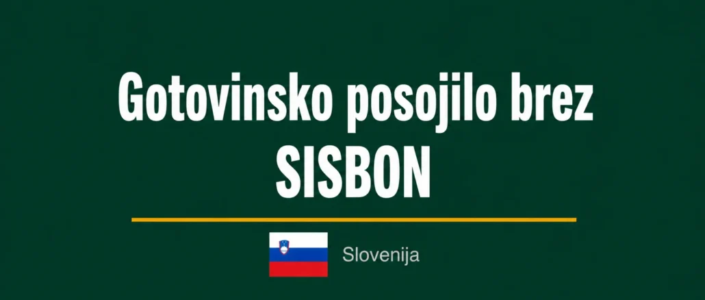 Gotovinsko posojilo brez preverjanja SISBON