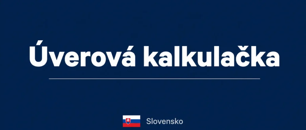 Úverová kalkulačka