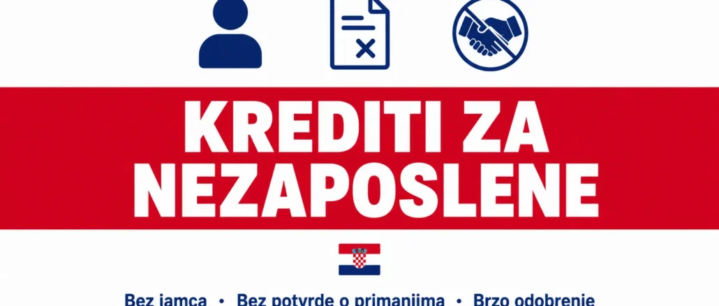 Brzi krediti za nezaposlene bez jamca i potvrde o primanjima