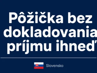 Pôžička bez dokladovania príjmu ihneď