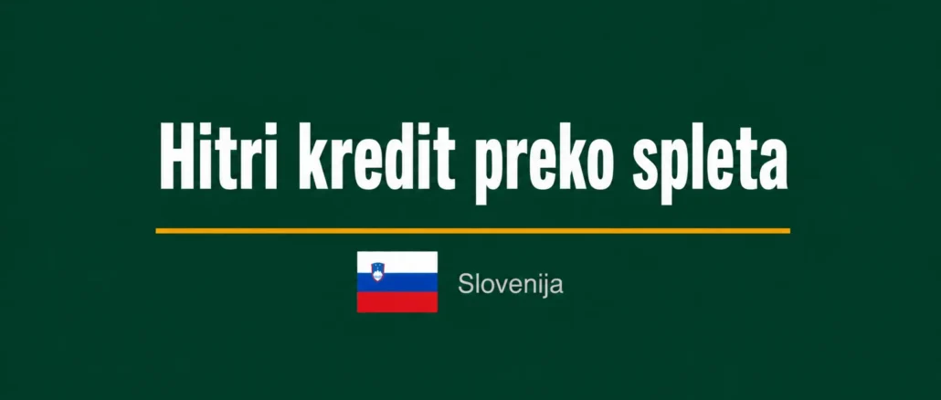 Hitri kredit preko spleta