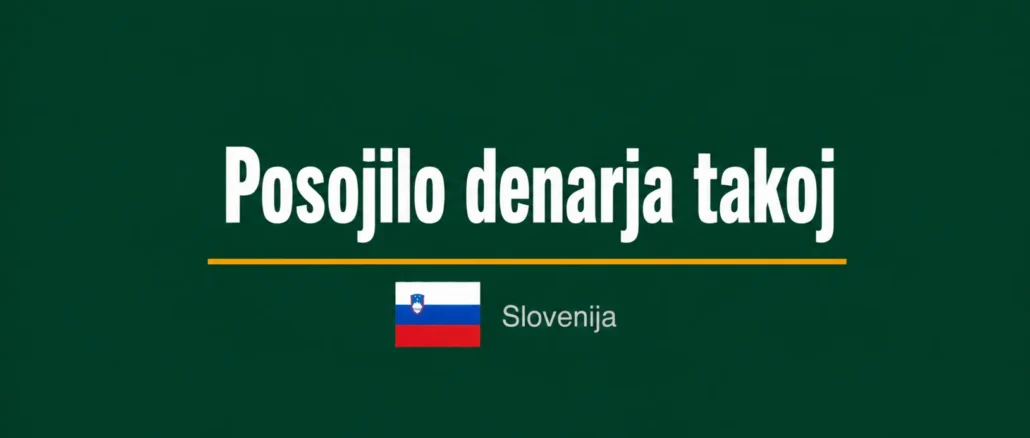 Posojilo denarja takoj