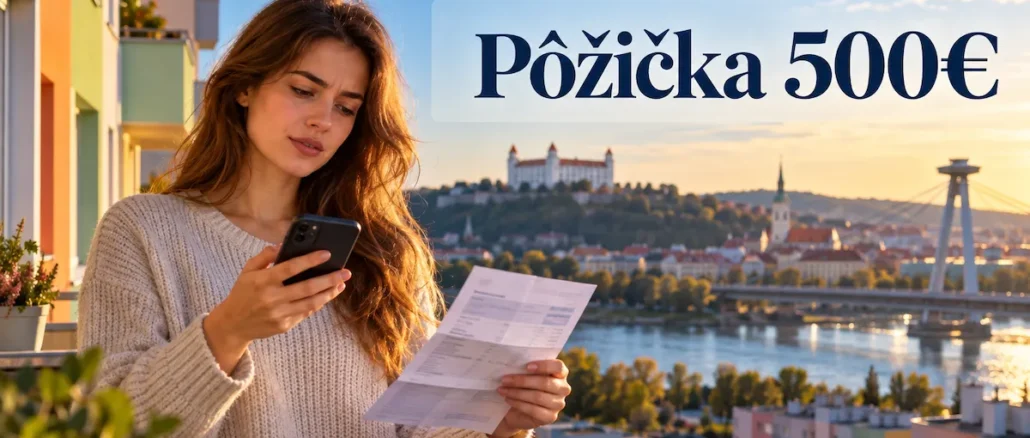 Pôžička 500 € bez dokladovania príjmu