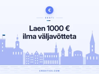 Laen 1000 eurot ilma konto väljavõtteta